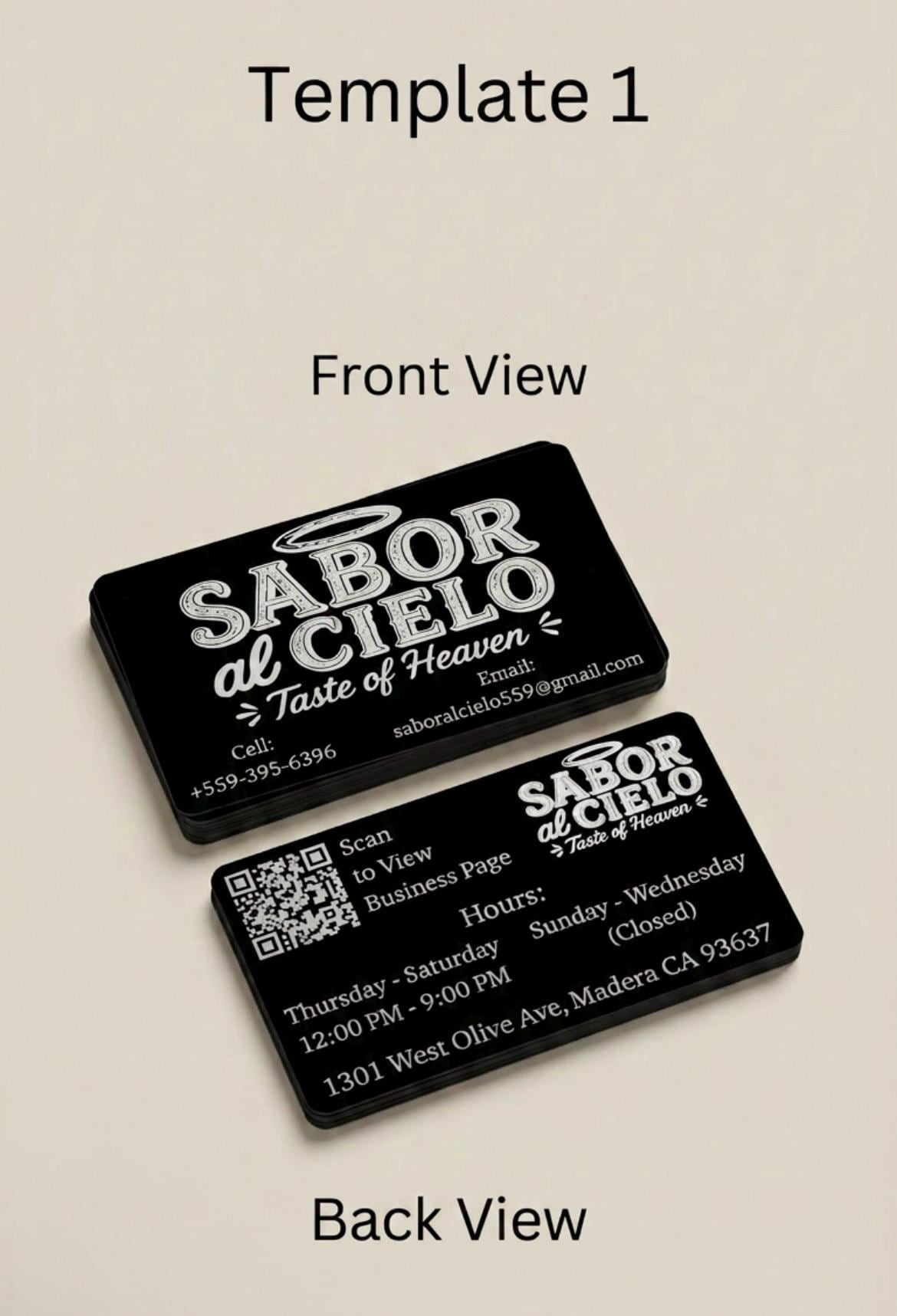 Premium 0.8 mm | Metal Business Cards