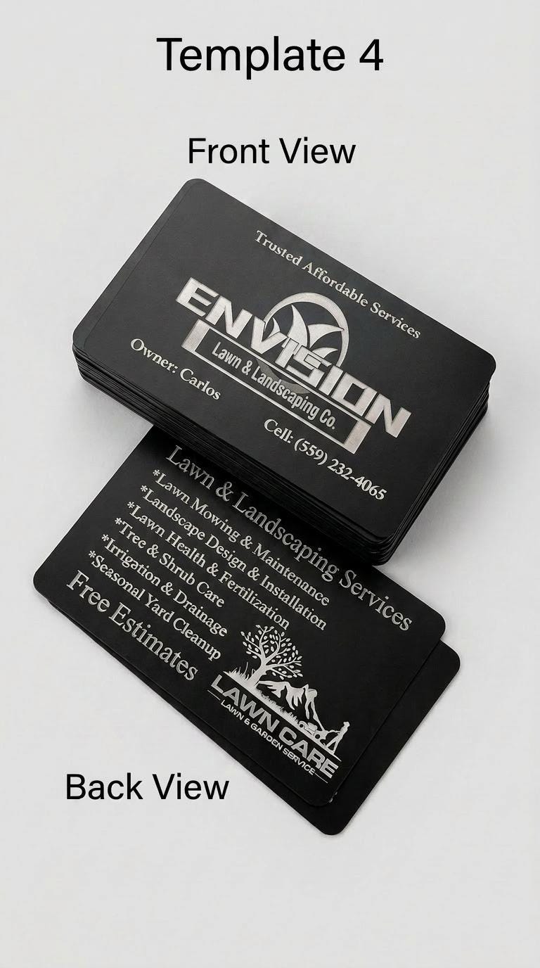 Premium 0.8 mm | Metal Business Cards