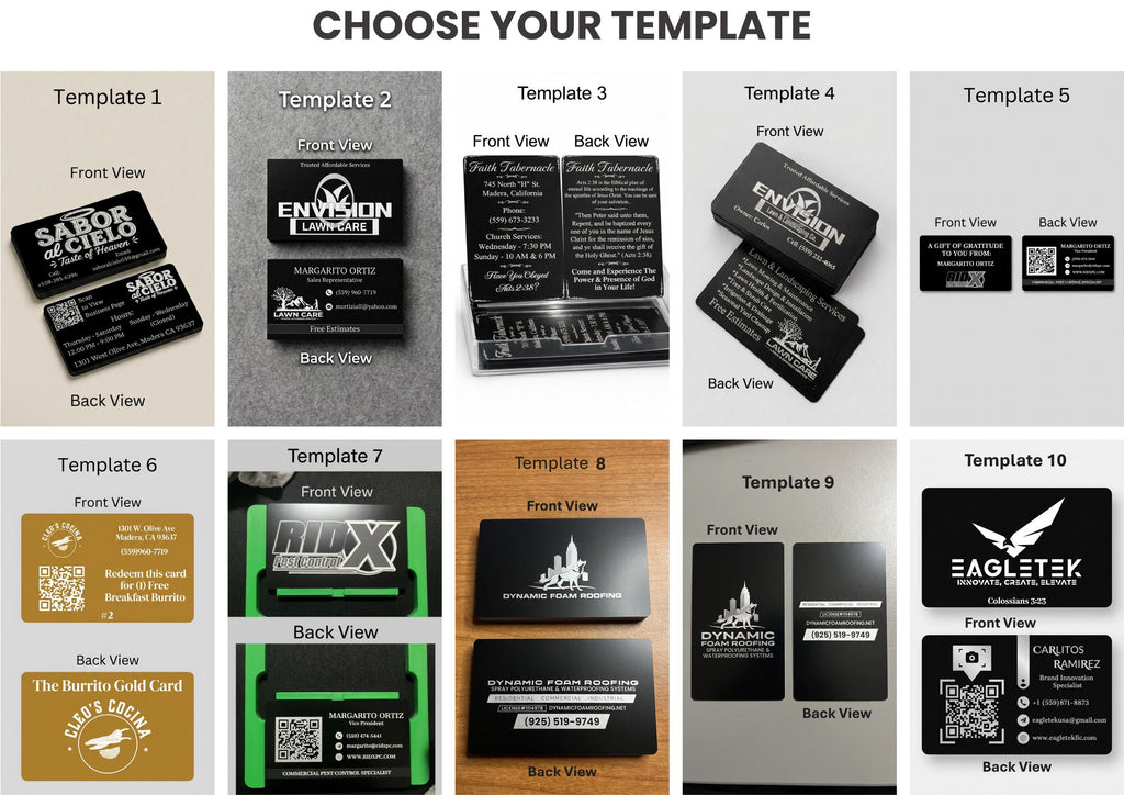 Premium 0.8 mm | Metal Business Cards